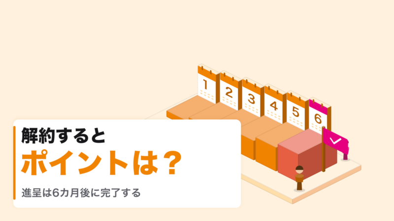 解約するとポイントは？